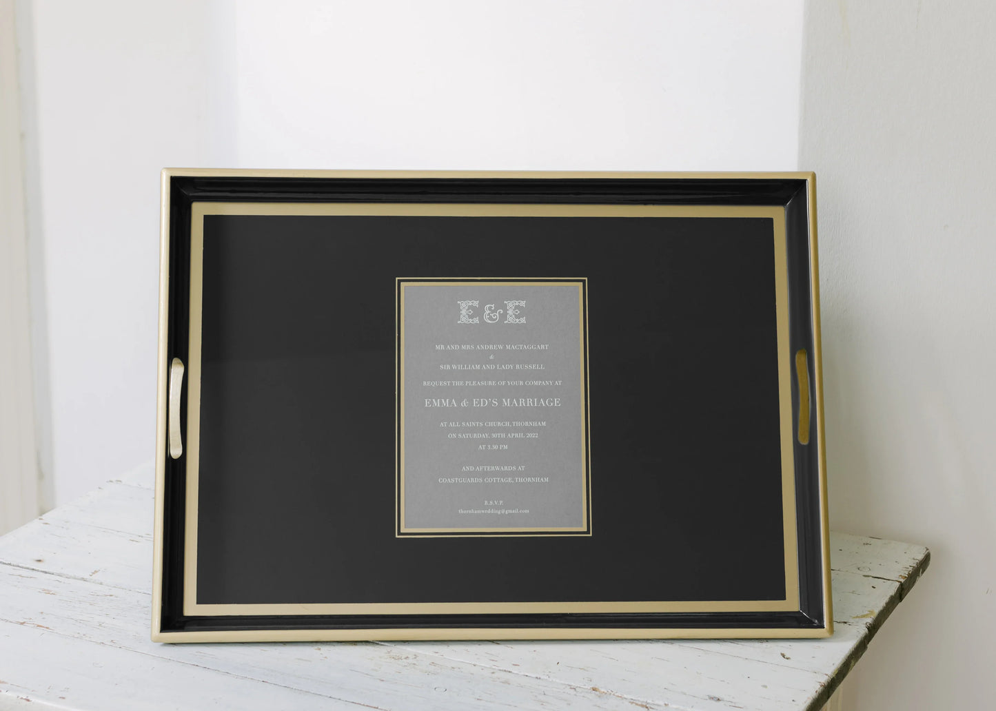 Large Invitation Tray