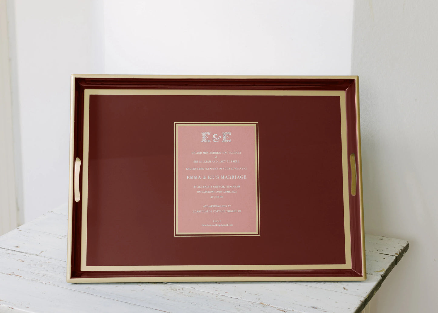 Small Invitation Tray