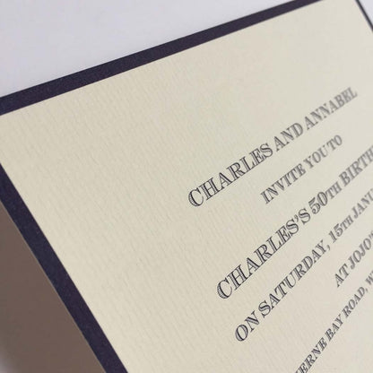 Bordered Event Invitations